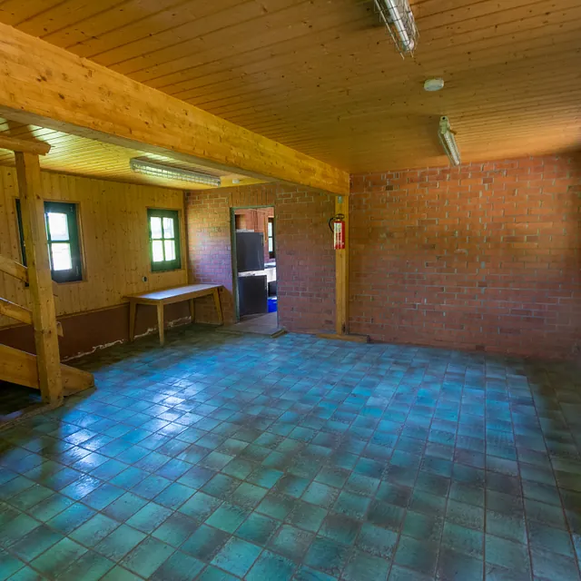 Innenraum Pater-Löslein-Hütte